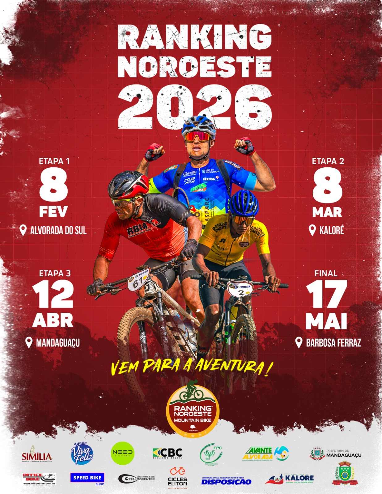 INSCRIÇÕES COMBO RANKING NOROESTE 2026