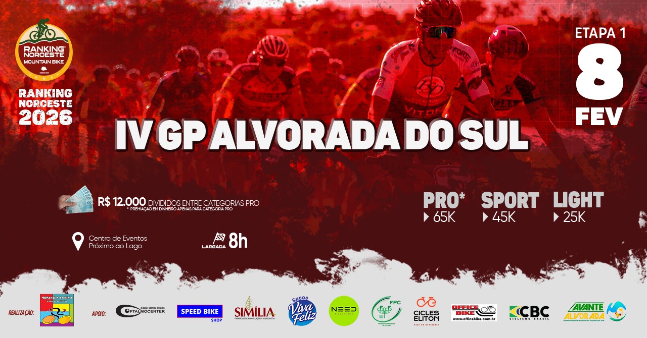 IV GP ALVORADA DO SUL XCM 8/02/26
