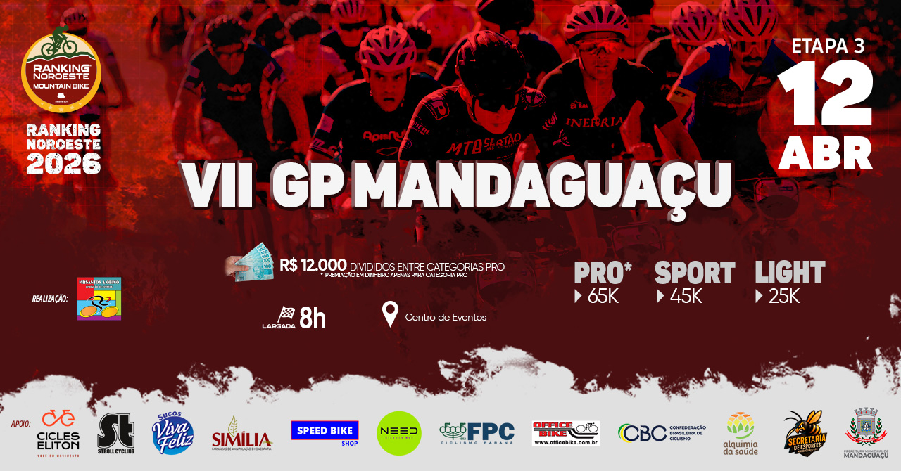 VII GP MANDAGUAÇU XCM 12/04/26